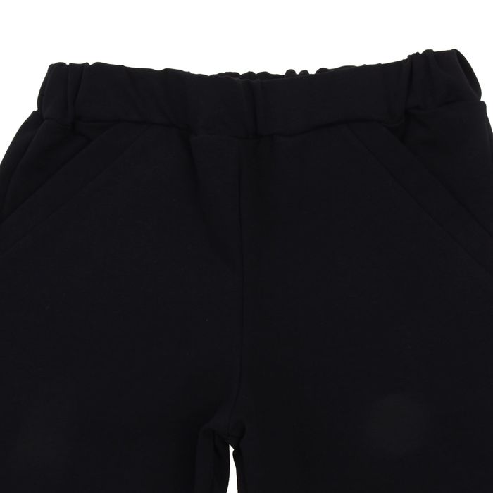 Брюки спортивные для девочки, рост 116-122 см (30), цвет чёрный (арт. БС4Ч_Д)