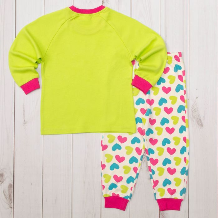 Пижама для девочки, цвет МИКС рост 92 (2 года)