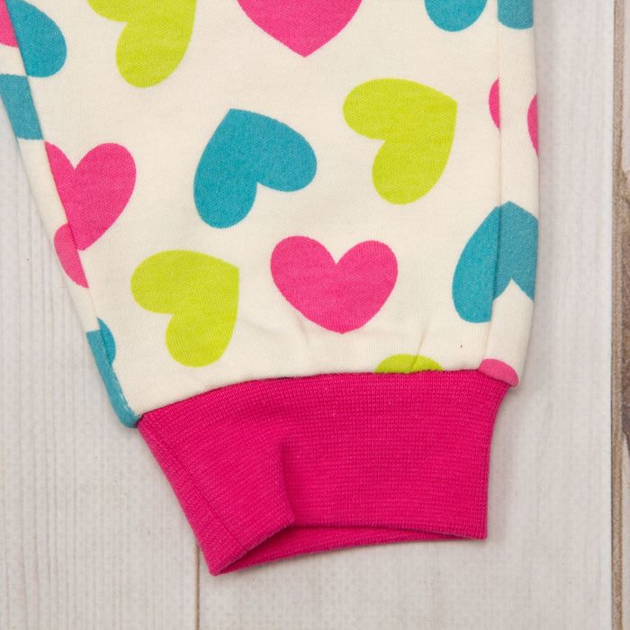 Пижама для девочки, цвет МИКС рост 92 (2 года)