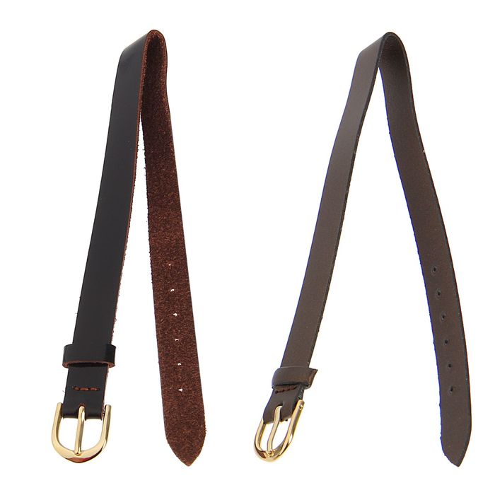 Ремешок для часов, женский, 10 мм, натуральная кожа, коричневый микс