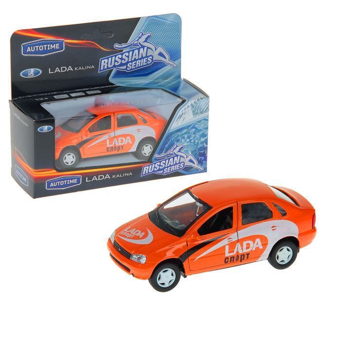 Машина металлическая Lada Kalina - спортверсия, масштаб 1:34
