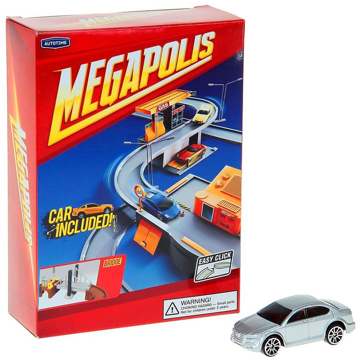 Набор MEGAPOLIS, мост с машиной, 1:60