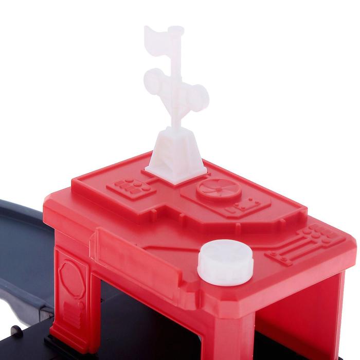 Набор MEGAPOLIS, пожарная с машиной, 1:60