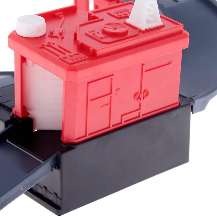 Набор MEGAPOLIS, пожарная с машиной, 1:60