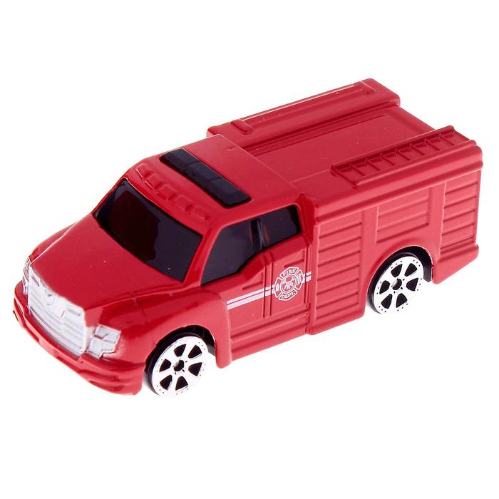 Набор MEGAPOLIS, пожарная с машиной, 1:60