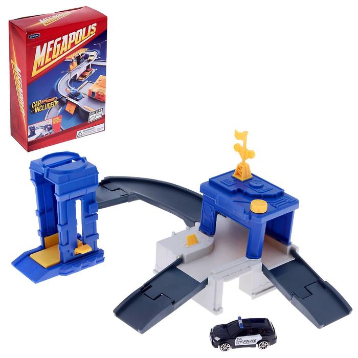 Набор MEGAPOLIS, полиция с машиной, 1:60