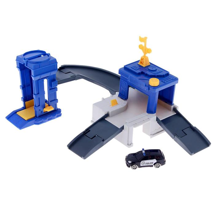 Набор MEGAPOLIS, полиция с машиной, 1:60