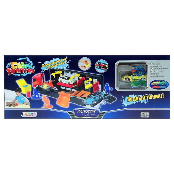 Игровой набор Color Twisters Water Racing Transporter-1, с 2 машинками и грузовиком