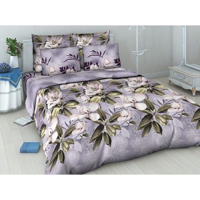 Постельное бельё дуэт "Василиса: Магия цветов", 215х145см - 2 шт, 220х240см, 70х70 - 2 шт