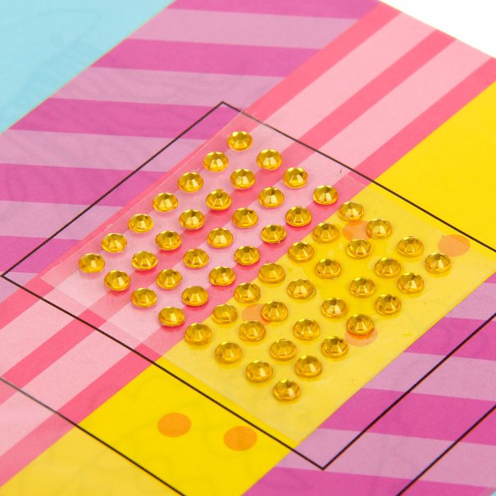 Набор для творчества с наклейками "Девочки", МИКС