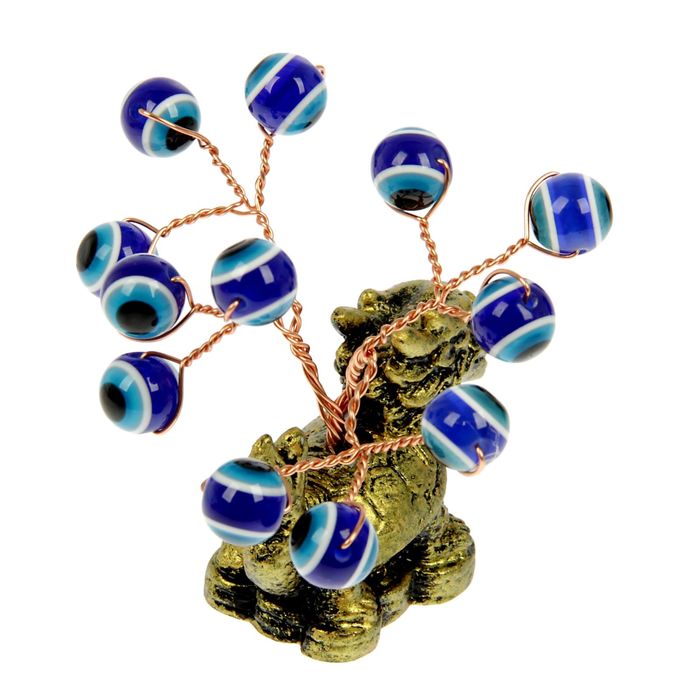 Бонсай "Черепаха-дракон", глазки, 12 бусин