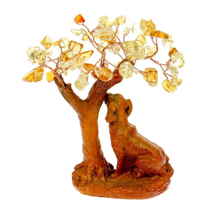 Бонсай "Верность", самоцветы, 66 камней, МИКС