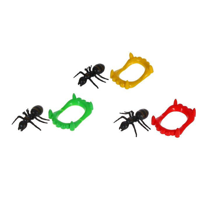 Карнавальный набор, 2 предмета: челюсть, муравей, цвета МИКС