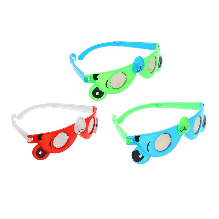 Карнавальные очки "Зверек", цвета МИКС