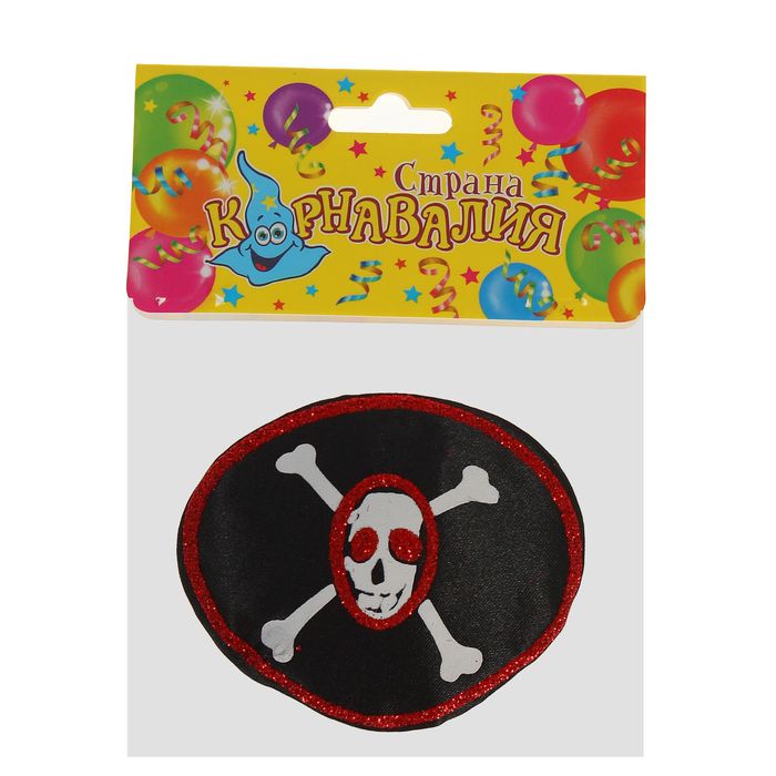 Наглазник "Череп" блеск