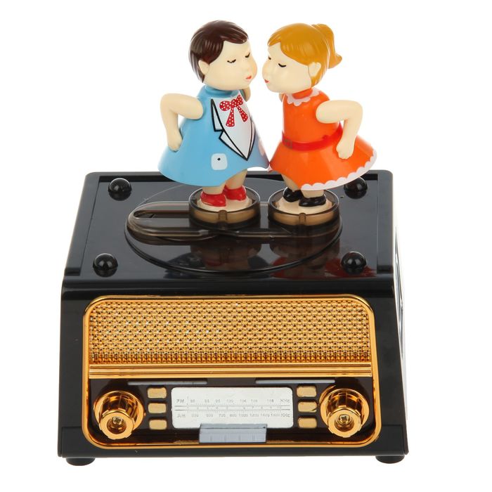 Музыкальная механическая шкатулка "Танцы под музыку"