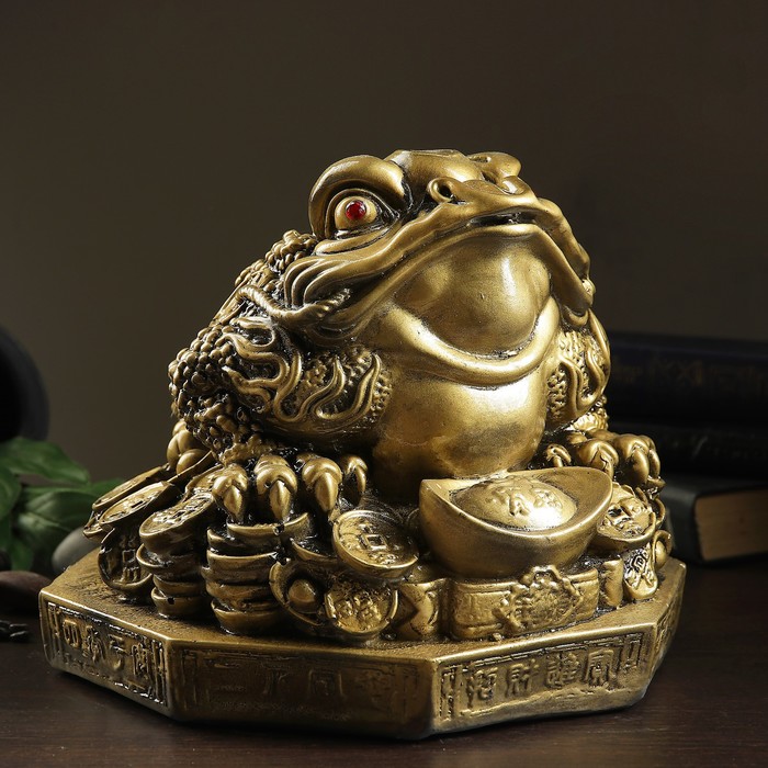 Копилка "Жаба №6" золото