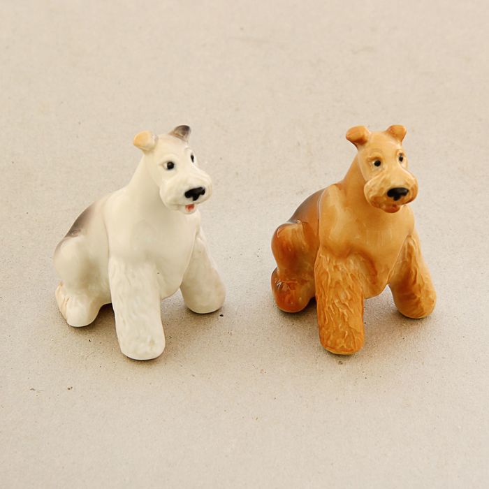 Статуэтка "Фокстерьер"(эрдельтерьер)