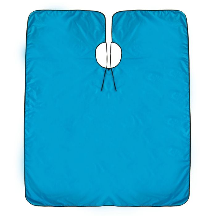 Пеньюар парикмахерский, цвет голубой