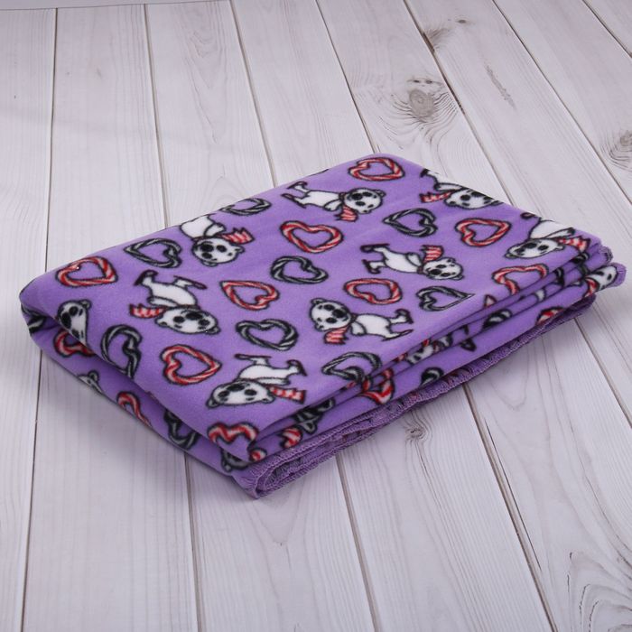 Плед флисовый, размер 110*140 см, цвет микс К79/1