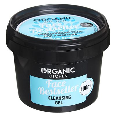 Гель для умывания Organic Kitchen Face Bestseller, очищающий, 100 мл