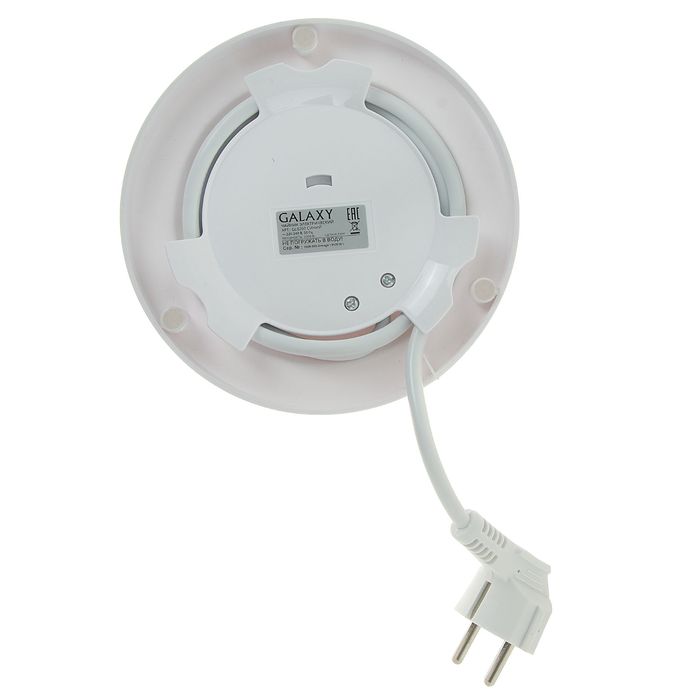 Чайник электрический Galaxy GL 0207, 2200 Вт, 1.7 л, автоотключение при закипании, синий