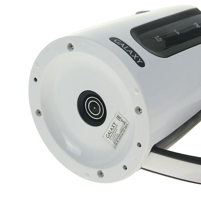 Чайник электрический Galaxy GL 0207, 2200 Вт, 1.7 л, автоотключение при закипании, черный