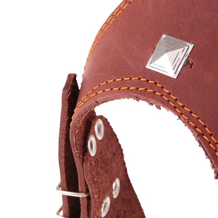 Шлейка кожаная "Караульная", 3,6 см, обхват шеи 40-74 см, обхват груди 95-110 см