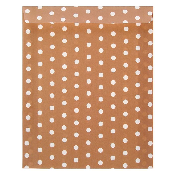 Конверт для сладостей «Белый горох», 13 х 16 см