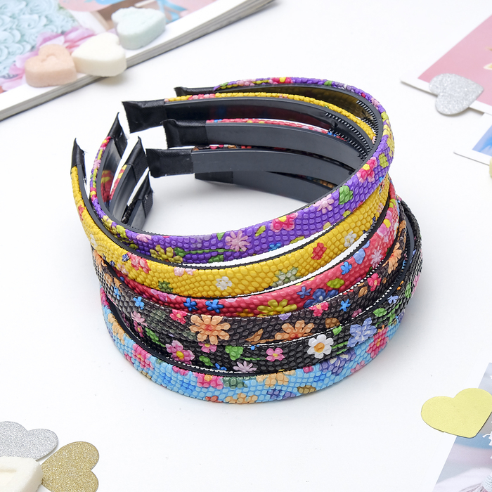 Ободок для волос "Полянка" микс