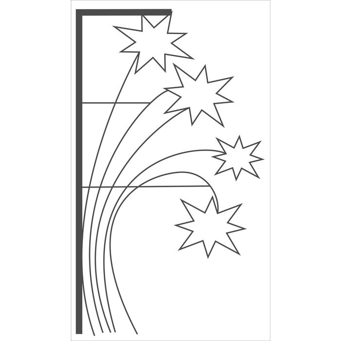 Светодиодная консоль "САЛЮТ", 1 х 0.58 м, led-шнур 16 м, 50 Вт, металлический каркас