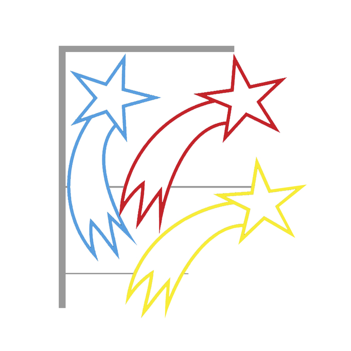 Светодиодная консоль "ТРИ КОМЕТЫ", 1 х 0.95 м, led-шнур 12 м, 35 Вт, металлический каркас