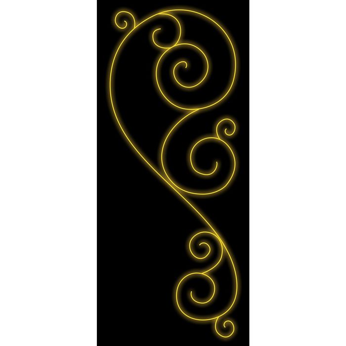 Светодиодная консоль "ЗОЛОТОЙ УЗОР", 1 х 0.4 м, led-шнур 10 м, 30 Вт, металлический каркас
