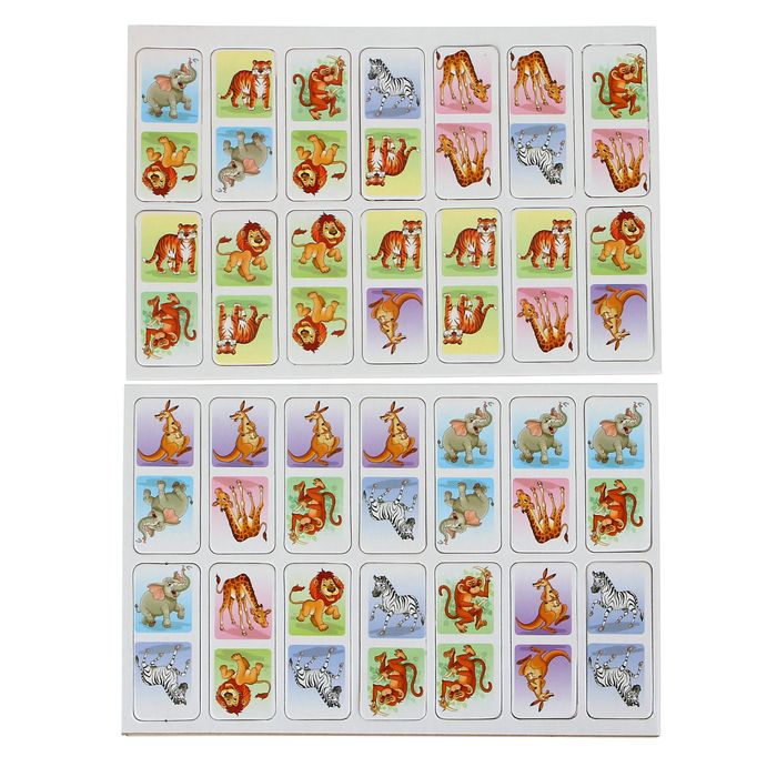 Домино "Веселый зоопарк"