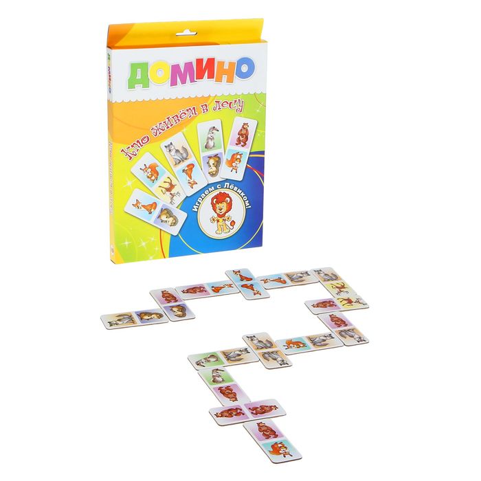 Домино "Кто живёт в лесу"