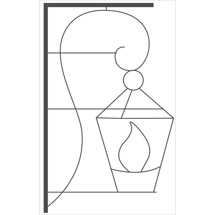 Светодиодная консоль "ФОНАРИК", 1.5 х 0.95 м, led-шнур 15 м, 40 Вт, металлический каркас