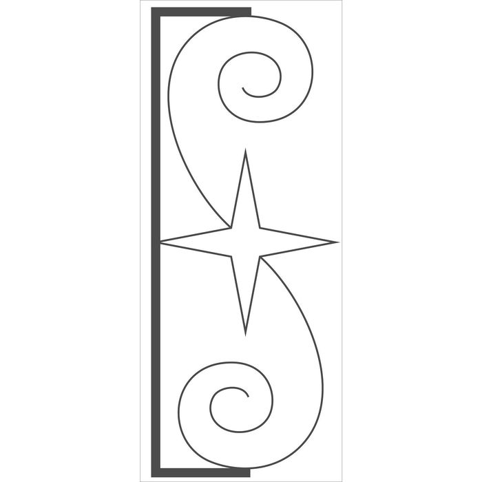 Светодиодная консоль "ЗВЕЗДНЫЙ ПУТЬ", 1.5 х 0.6 м, шнур 14 м, 40 Вт, металлический каркас