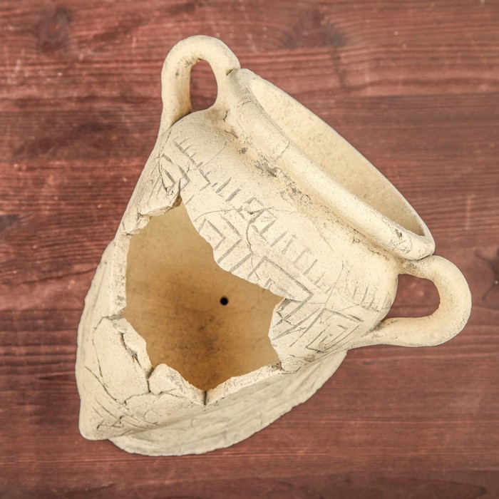 Кашпо "Амфора-1 на камне", 2 л