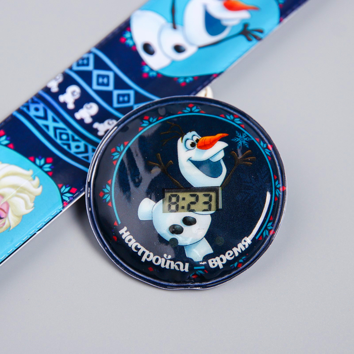 Часы наручные электронные "Холодное сердце", 22,5 х 4,5 см