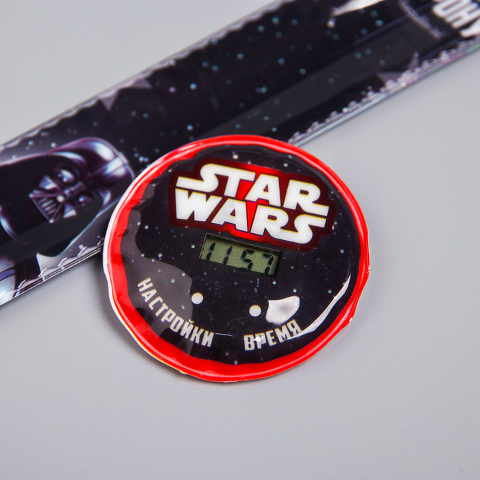 Часы наручные электронные "Переходи на темную сторону" Звездные войны, 22,5 х 4,5 см