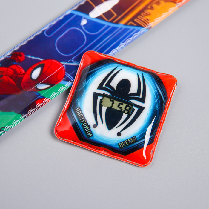 Часы наручные электронные "Человек Паук", 22,5 х 4,5 см
