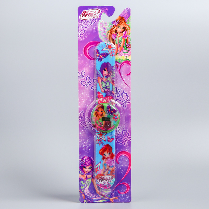 Часы наручные электронные «Флора», феи ВИНКС: Флора, 22,5 х 4,5 см