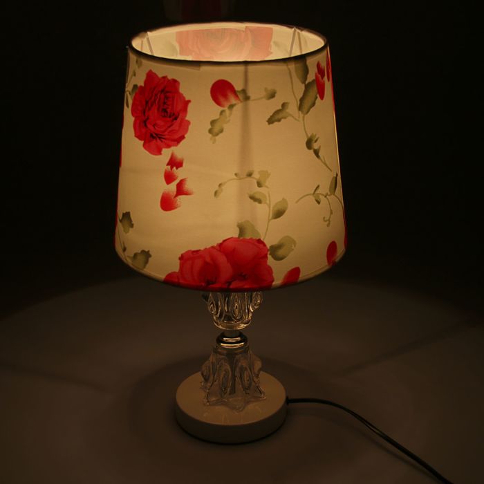 Лампа настольная "Розовый сад"