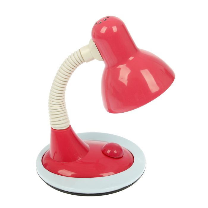 Лампа настольная "Кроха" с выкл., розовая