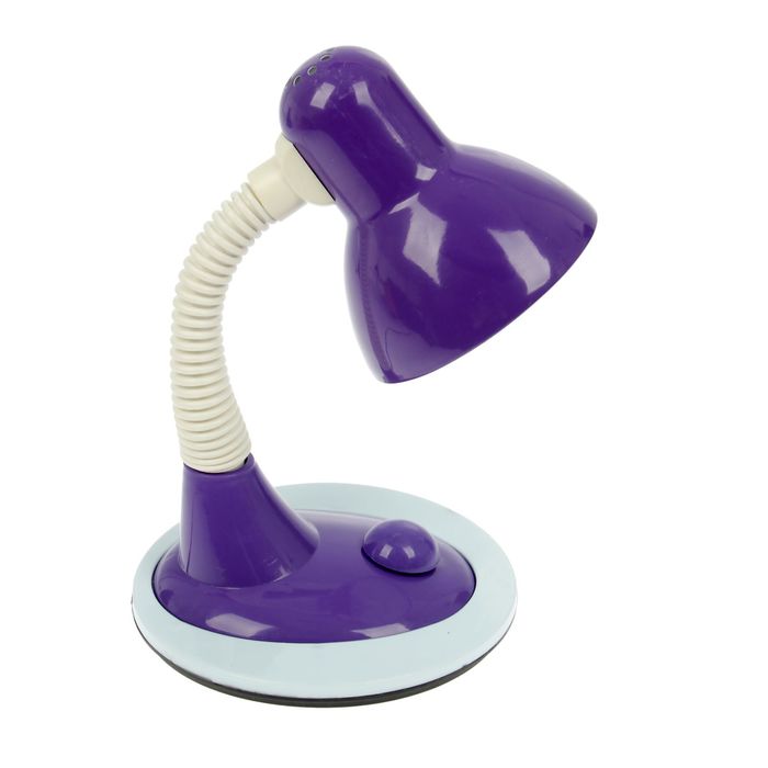 Лампа настольная "Кроха" с выкл., фиолетовая
