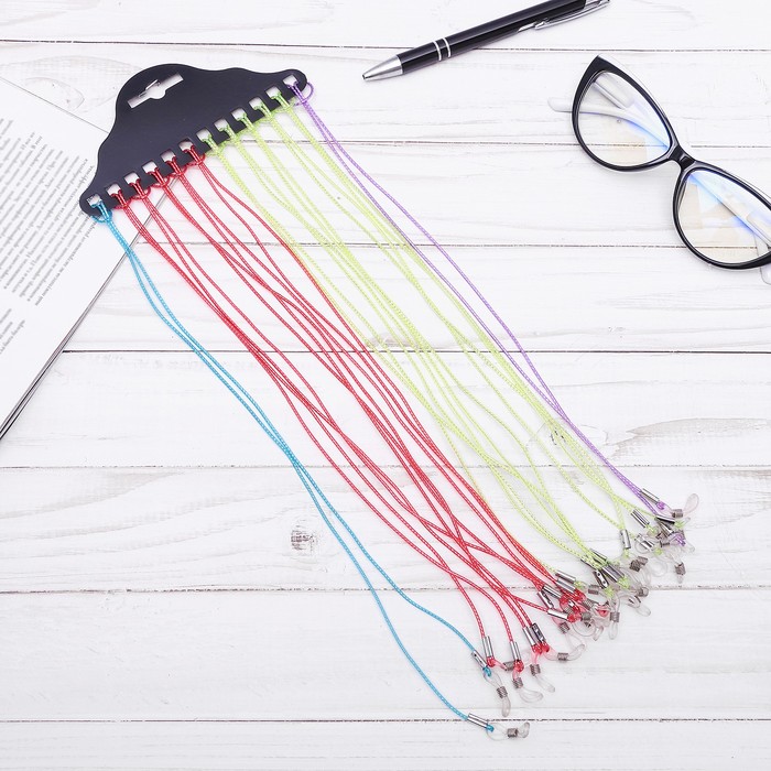 Шнурок для очков "Каучук" , цвет МИКС
