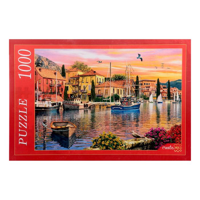 Пазлы "Закат в гавани", 1000 элементов