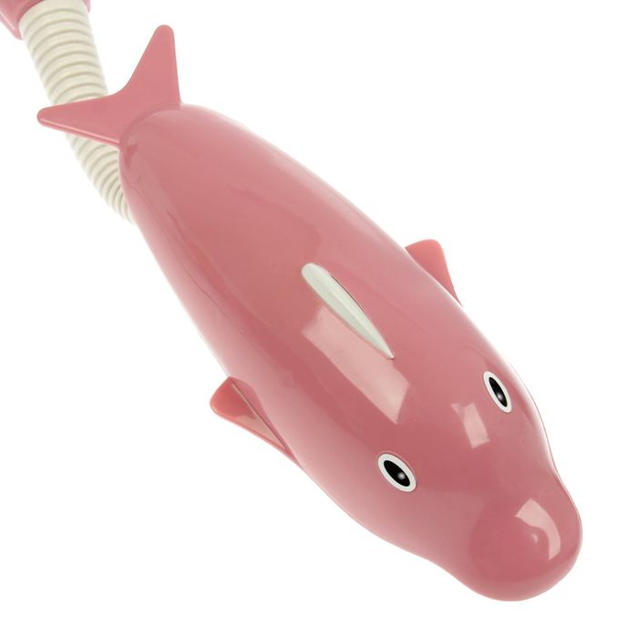 Лампа настольная "Дельфин" розовая