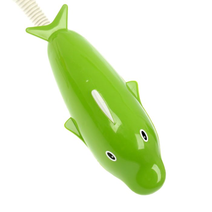 Лампа настольная "Дельфин", зелёная