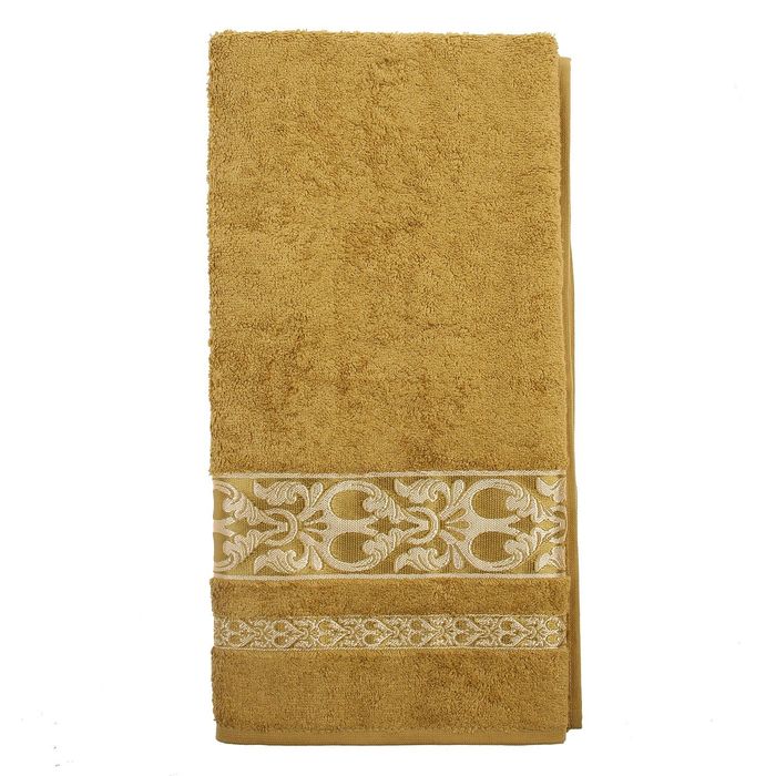 Полотенце DO&CO ELANOR 70*140 см фисташковый, бамбук, 460 гр/м